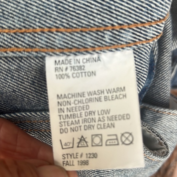 Vintage Timberland 90’s Blue Denim Men’s Jean Jacket - Picture 12 of 12